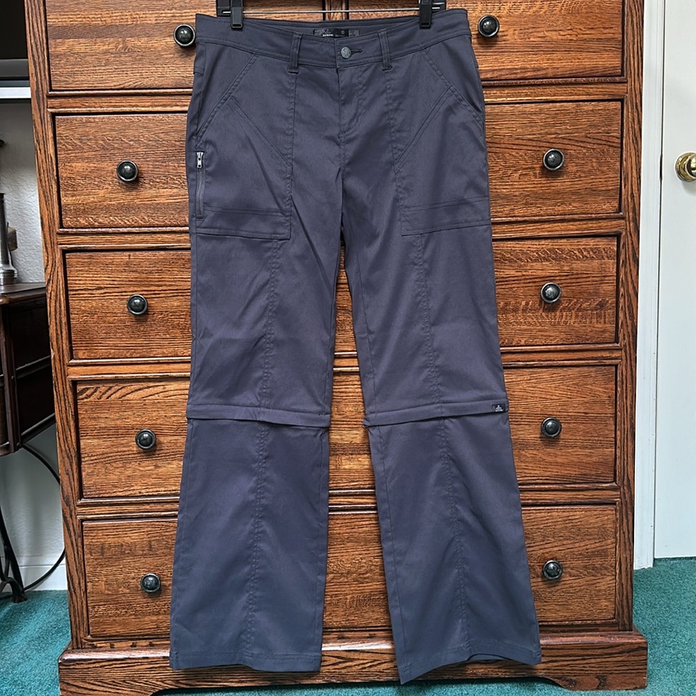 Prana Women's Gray Convertible Pants